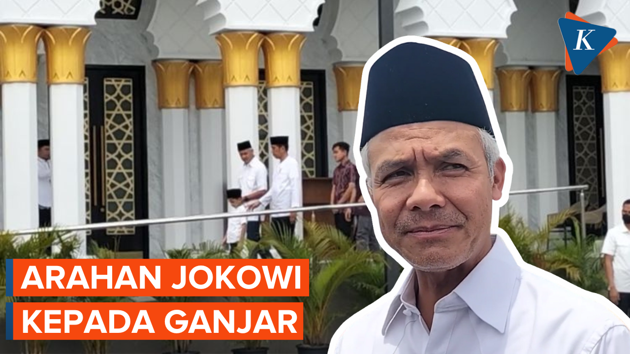 Arahan Jokowi ke Ganjar Ketika Bertemu di Masjid Sheikh Zayed
