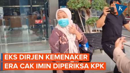 Eks Dirjen Kemenaker Era Cak Imin Bungkam Usai Diperiksa KPK