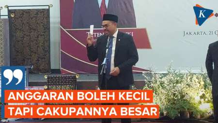 Menteri Maman Tak Gentar Anggaran Kecil, Ungkap Strategi Kementerian