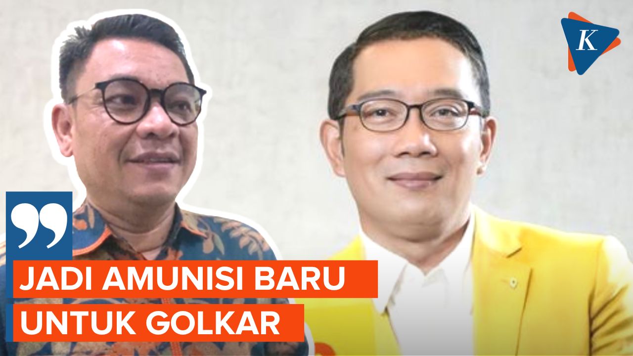 Golkar Harap Bergabungnya Ridwan Kamil Bantu Menangkan Partai di Pemilu 2024