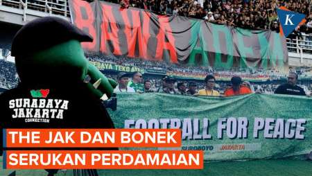 Momen The Jak Mania dan Bonek Serukan Perdamaian Antarsuporter