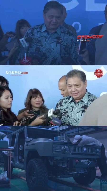 Airlangga Ungkap Banyak Merek Asing  Tertarik Garap Mobil Nasional