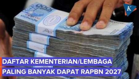 10 Kementerian Atau Lembaga Dengan Anggaran Terbesar Di RAPBN 2027