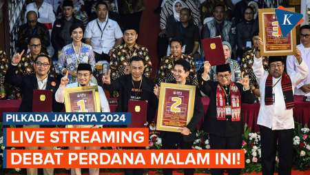 Live Streaming Debat Perdana Pilkada Jakarta 2024 Malam Ini Pukul 19.00 WIB