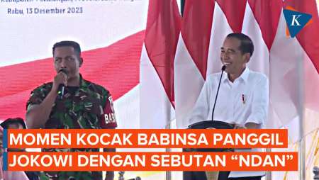 Momen Jokowi Tersenyum Dipanggil 