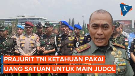 Prajurit TNI Ketahuan Pakai Uang Satuan untuk Main Judol, Kini Dipidana