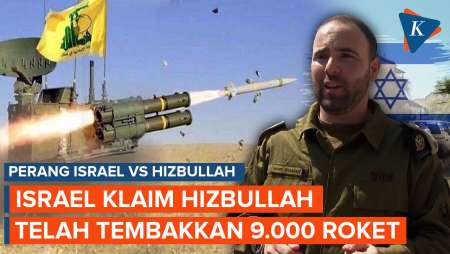 Israel Klaim Hizbullah Telah Tembakkan 9.000 Roket dan Rudal