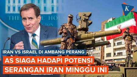 Serangan Iran ke Israel Diperkirakan Minggu Ini, AS Bersiaga Perkuat Pertahanan Bela Sekutunya