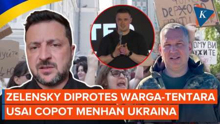 Zelensky Copot Menhan Ukraina, Warga Dan Militer Murka