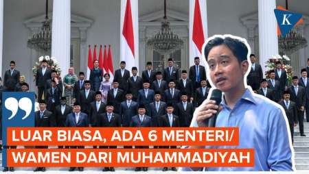 Gibran Sanjung 6 Kader Muhammadiyah Jabat Posisi Penting di Kabinet Prabowo