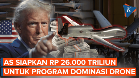 AS Jor-joran! Siap Gelontorkan Rp 26.000 Triliun untuk Ciptakan Dominasi Drone