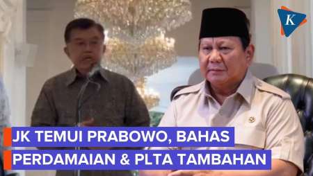 Jusuf Kalla Bertemu Prabowo, Bahas Pembangunan 2.000 PLTA Dan Perdamaian Dunia