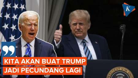 Momen Biden Singgung Trump Saat Kampanye di Las Vegas