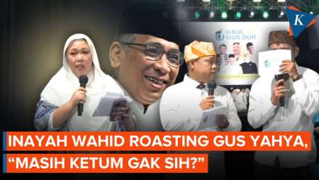 Inayah Wahid Roasting Gus Yahya Di Haul Gus Dur: Masih Ketum PBNU Enggak Sih?
