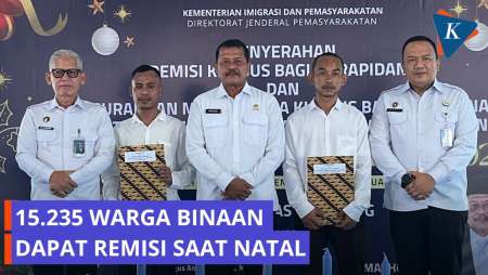 15.235 Warga Binaan Di Indonesia Dapat Remisi Natal