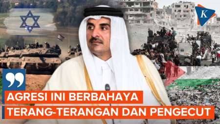 Emir Qatar Tuduh Israel Sedang Pastikan Gaza Tak Layak Huni dan Tidak Peduli Sandera