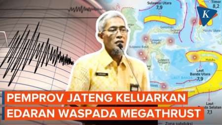 Pemprov Jateng Keluarkan Surat Edaran Waspada Ancaman Gempa Megathrust