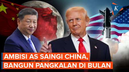 Persaingan AS Vs China Hingga Luar Angkasa, Mau Bangun Pangkalan Permanen Di Bulan