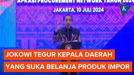 Jokowi Tegur Kepala Daerah yang Lebih Suka Belanja Produk Impor: Kumpulkan Anggarannya Sulit