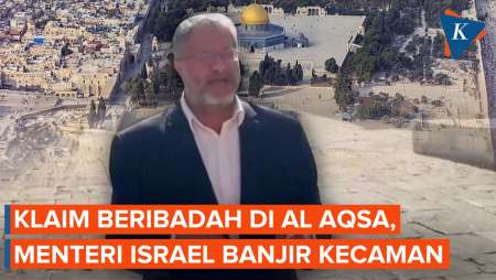 Menteri Israel Itamar Ben-Gvir Klaim Beribadah di Kompleks Al Aqsa, Langgar Aturan