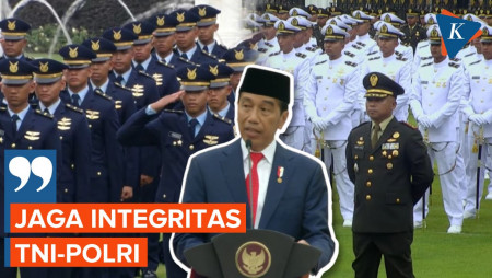 Ketika Jokowi Minta Para Perwira TNI-Polri Jaga Integritas