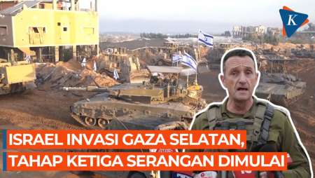 Barisan Tank dan Tentara Israel Menuju Gaza Selatan, Panglima Perang Fase Ketiga Dimulai