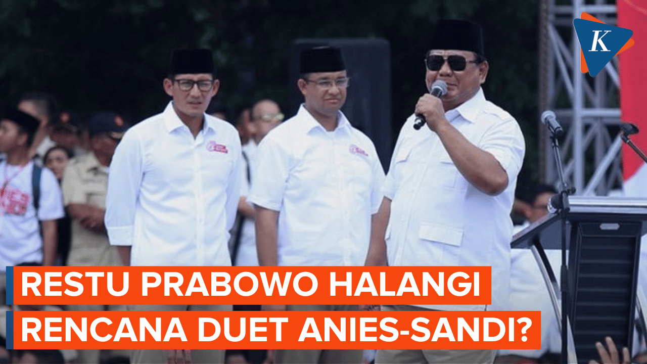 Restu Prabowo Pupuskan Rencana Duet Anies-Sandi untuk 2024?