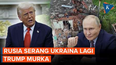 Trump Marah ke Putin Imbas Serangan Massal Drone Rusia