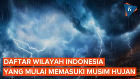 Daftar Wilayah Indonesia yang Diprediksi Mulai Masuk Musim Hujan