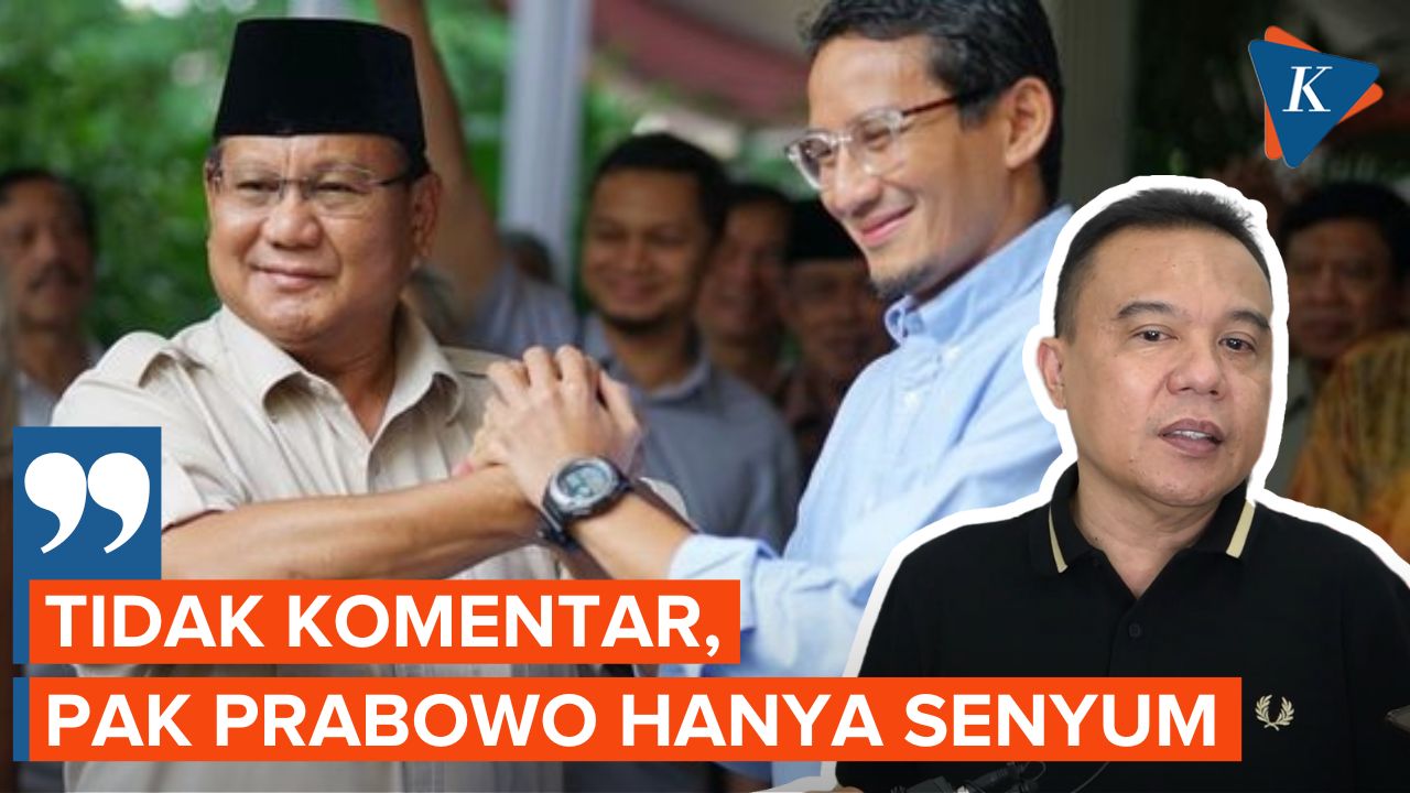 Reaksi Prabowo Dengar Kabar Sandiaga Hengkang ke PPP
