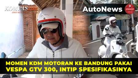 Dedi Mulyadi Pakai Vespa GTV 300, Ini Spesifikasinya