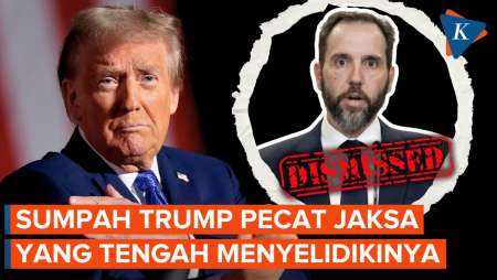 Sumpah Trump Usai Terpilih Presiden Lagi: Pecat Jaksa Jack Smith dalam 2 Detik