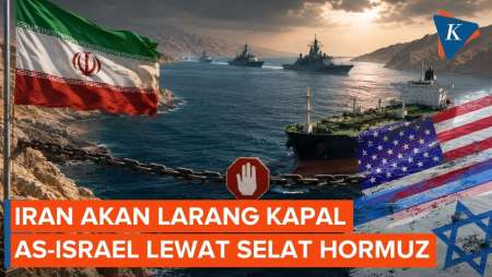 Iran Buat RUU Larang Kapal AS-Israel Masuki Selat Hormuz