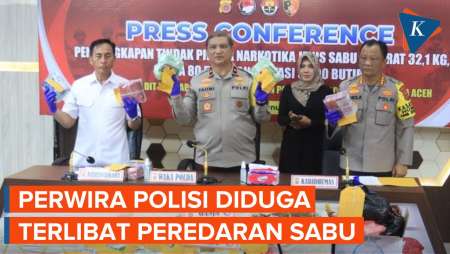 Perwira Polisi di Aceh Ditangkap karena Kasus Sabu, Diduga Jadi Perantara