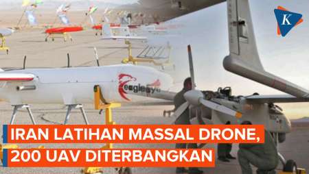 Iran Latihan Pesawat Drone, Pamer ke Rusia dan Takuti Amerika