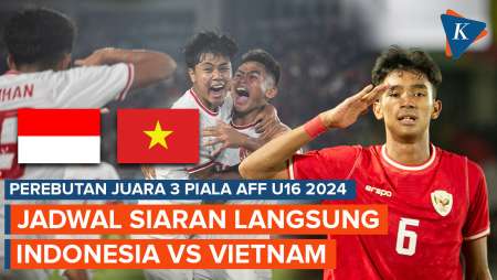 Live Streaming Piala AFF U16, Indonesia Vs Vietnam, Misi Garuda Rebut Juara 3!