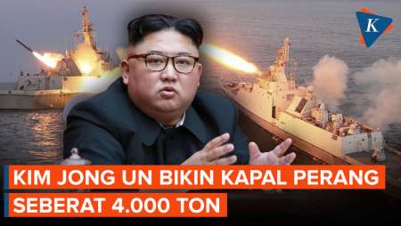 Korut Buat Kapal Perang Seberat 4.000 Ton, Korsel Ketar-ketir