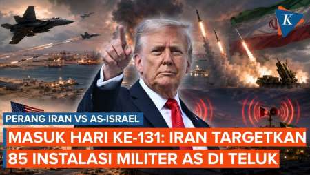 Perang Hari Ke-131: AS Gempur Iran, Teheran Balas Serang Pangkalan Di Bahrain Dan Kuwait