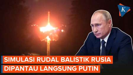 Rusia Gelar Latihan Rudal Balistik, Diawasi Putin Langsung