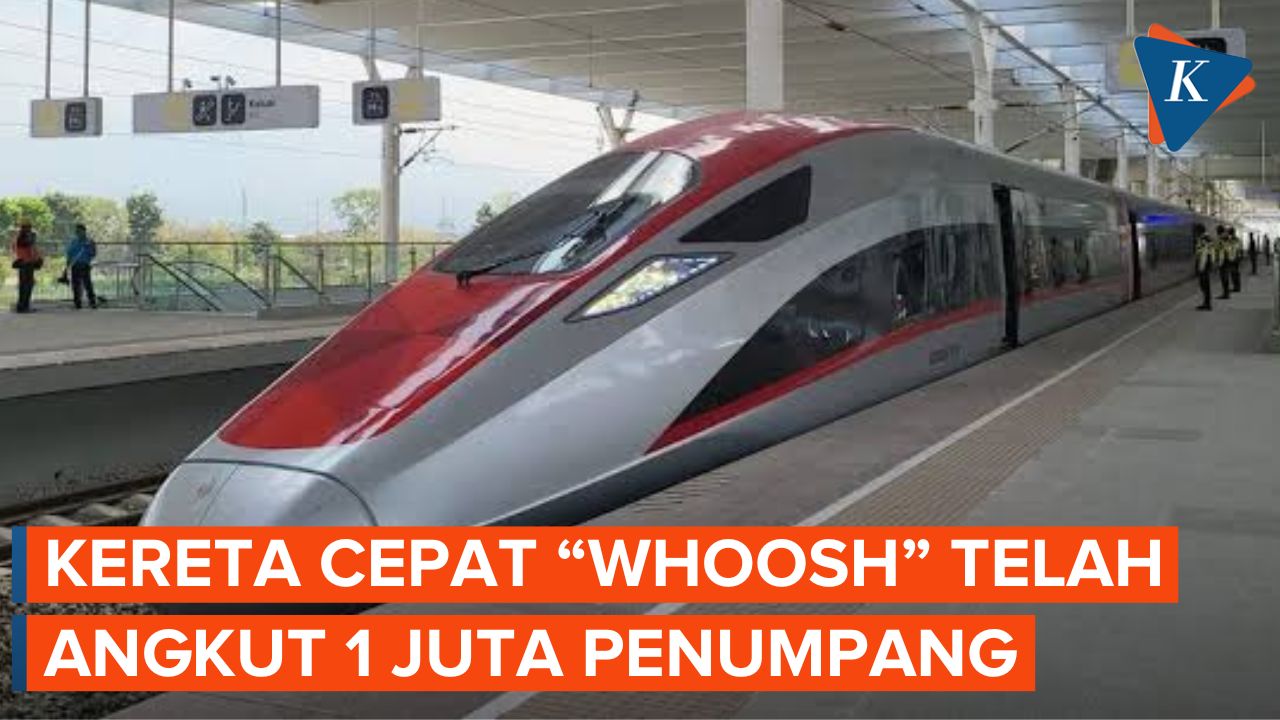 Kereta Cepat “Whoosh” Telah Angkut 1 Juta Penumpang Selama 2 Bulan ...