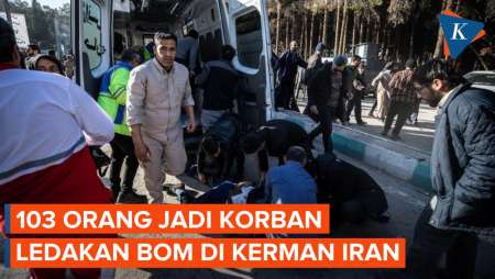 Dua Bom Meledak di Dekat Makam Jenderal Iran, Tewaskan Ratusan Orang