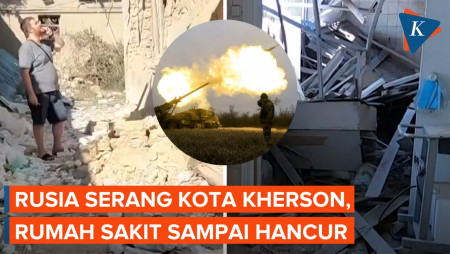 Kondisi Kherson Luluh Lantak Diserang Rusia, Rumah Sakit Hancur, Warga Hanya Bisa Melongo