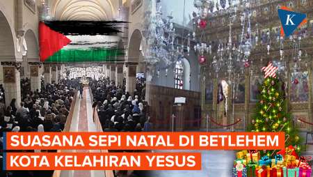 Demi Hormati Warga Gaza, Natal di Bethlehem Berlangsung Sederhana...