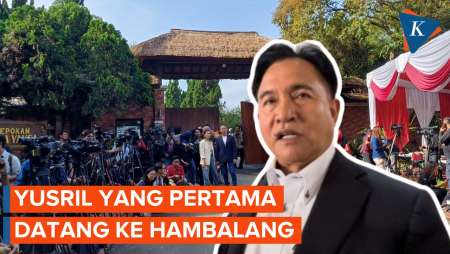 Yusril Datang Sebelum Pintu Rumah Prabowo Dibuka