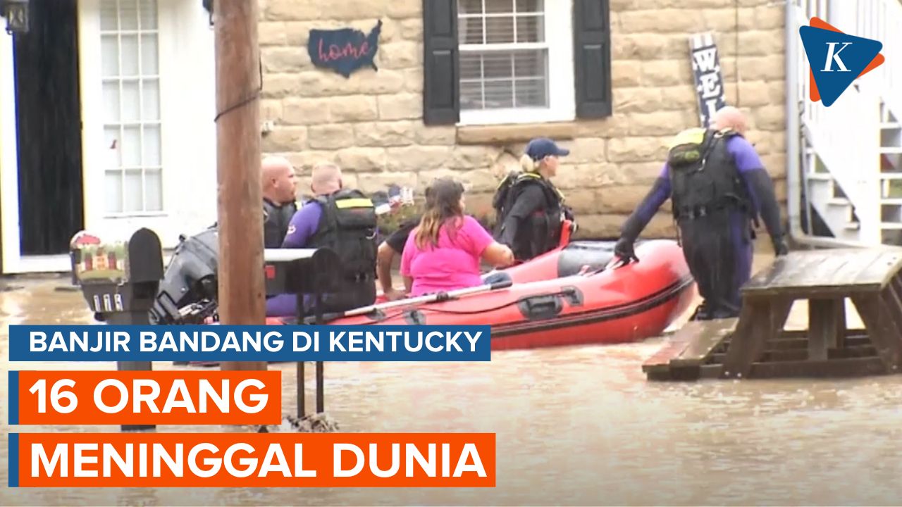 Pemerintah Umumkan Status Darurat Bencana Akibat Banjir Bandang yang Melanda Kentucky AS