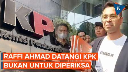 Raffi Ahmad Datangi KPK, Bukan untuk Diperiksa tapi 