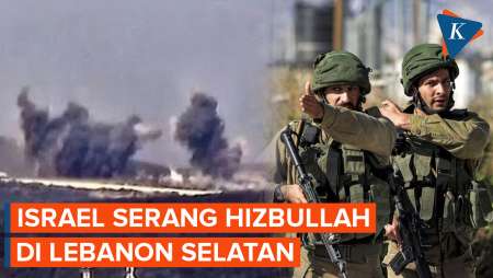 Detik-detik Jet Tempur Israel Hantam Lebanon Selatan