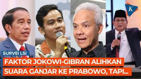 Survei LSI: Faktor Jokowi-Gibran Bisa Alihkan Suara Ganjar ke Prabowo, tapi…
