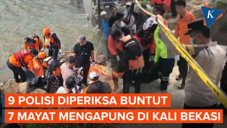 9 Polisi Diperiksa Propam Terkait Penemuan 7 Mayat di Kali Bekasi