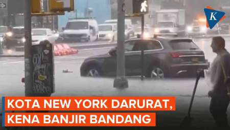 New York Kebanjiran! Pemerintah Umumkan Keadaan Darurat